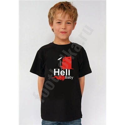 Футболка halloween "HELL baby"