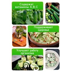 Семена Огурец "Парижский корнишон", раннеспелый, пчелоопыляемый, 0,3 г  серия ХИТ х3