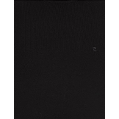 Black Slim Fit Fisherman воротниц Основной вязаный свитер