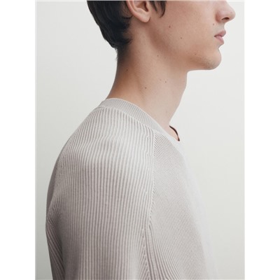 Jersey punto cuello redondo