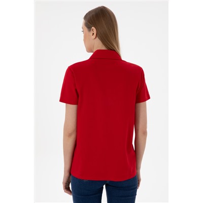 Женщина Red Basic T -Fish Surprise Discount в корзине