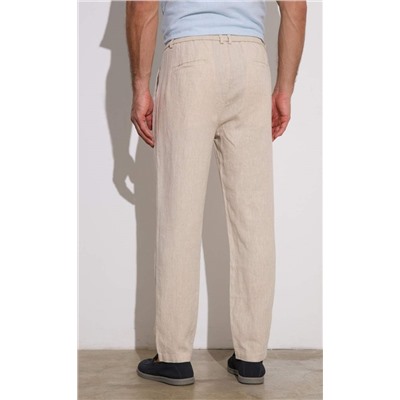 Брюки лен P411-0866 natural linen