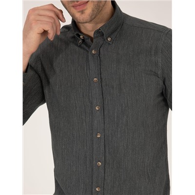 Haki Slim Fit рубашка с длинным рукавом