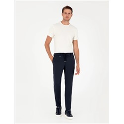 Navy Blue Classic Classic Jogger Pants