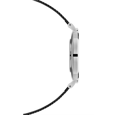 Reloj de cuarzo de acero Ashfield - Negro