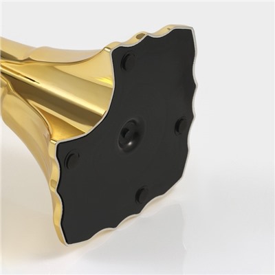 Башня пивная Gold, колба с подсветкой, 2 л, пластик, золотистая