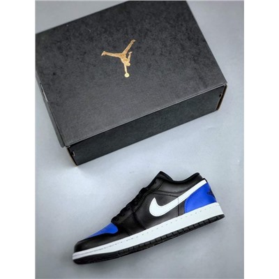 Кроссовки Nik*e Air Jordan 1 Low OG AJ1 Joe 1 black и blue