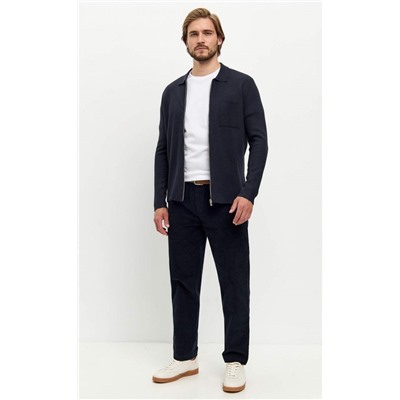 Брюки вельвет P421-0865 d.blue