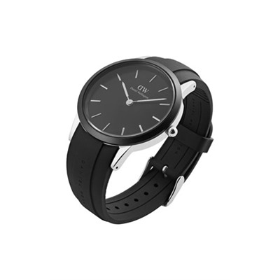 Reloj de cuarzo de silicona Iconic Motion - 44 mm - Negro