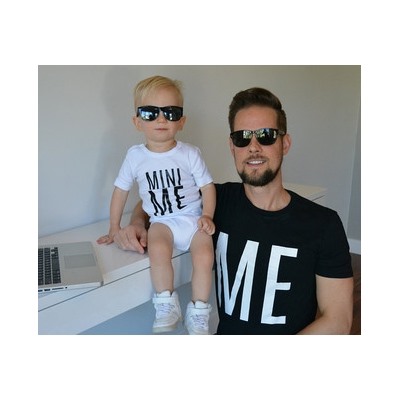 Футболки для папы и сына "Me and Mini me"