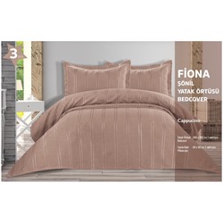 Покрывало KARVEN FIONA c наволочками евро 3 пр (240*260 / 50*70) Y 935 Kapucino/капучино (Акция)