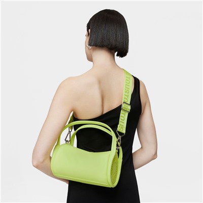 Bolso cilíndrico Miranda Soft - algodón - verde lima