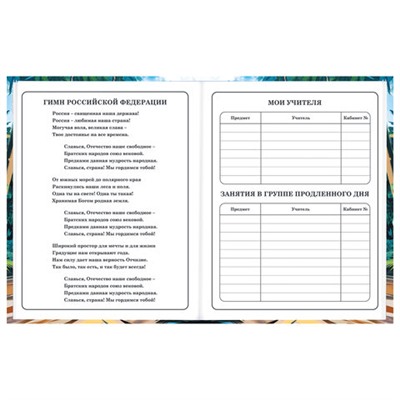 Дневник 1-4 класс 48 л., твердый, BRAUBERG, глянцевая ламинация, с подсказом, "Джип", 107152