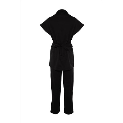 Black Gold Button Lest-Pantolone Set Tctaw22us0062
