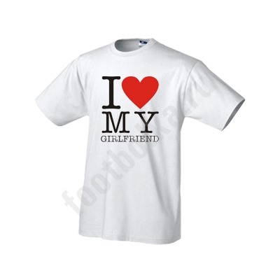 Футболка "I love my Girlfriend"