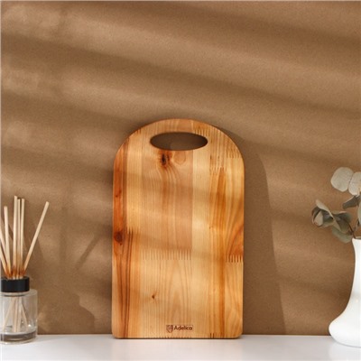 Набор деревянных разделочных досок на подставке Adelica, 3 шт: 38×18, 30×18, 22×18 см, берёза