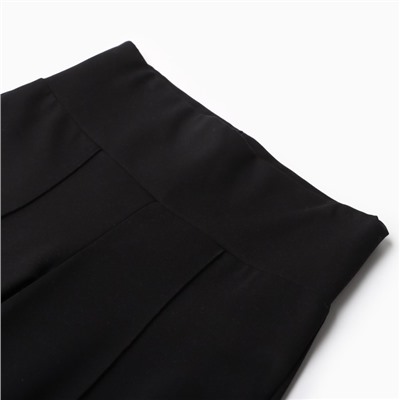 Брюки клеш женские MIST Cozy style, цвет чёрный, рост 160/165, размер 50