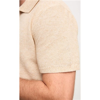 Футболка лен F011-06LN l.beige