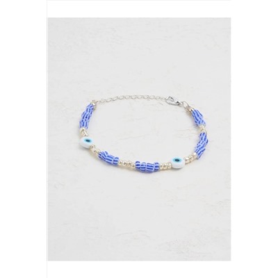 Темно-синий браслет с бусинами Evil Eye 23SX830051