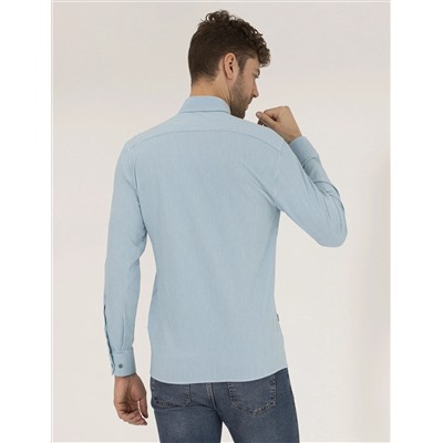 Aqua Slim Fit рубашка с длинным рукавом