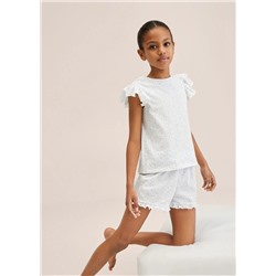 Pijama algodón estampado -  Niña | MANGO OUTLET España