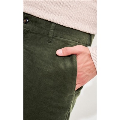 Брюки вельвет Р321-0800 d.khaki