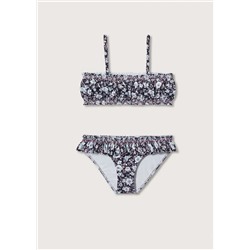 Bikini flores volante -  Niña | MANGO OUTLET España