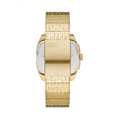 Reloj de cuarzo de acero - Dorado