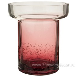 Ваза "Тени" (стекло), D12,5xH20 см