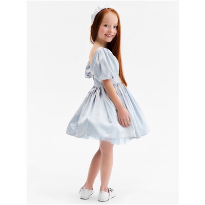 Платье нарядное детское MINAKU: PartyDress, голубое, рост 104 см