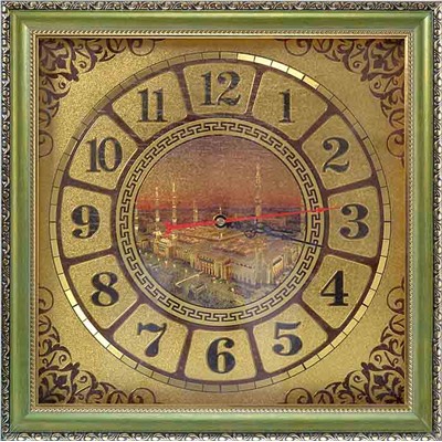 Часы-картина Мусульманские C1 39х39/ 10200-1/уп2
