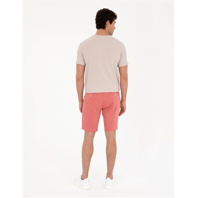 Pink Slim Fit Toay Shorts