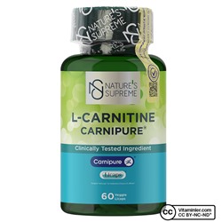 Nature's Supreme L-Carnitine Carnipure 60 капсул