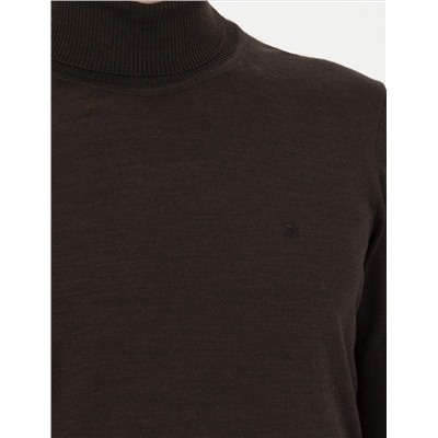 Brown Slim Fit Fisherman воротнич