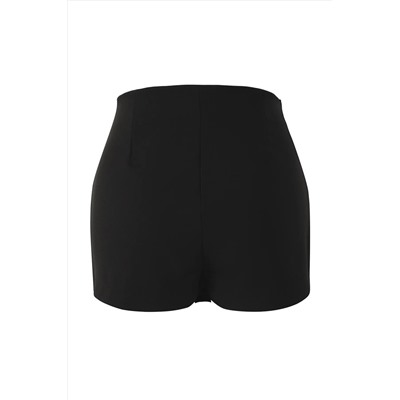 Черный ткацкий лук подробные шорты TEDS25SR00004