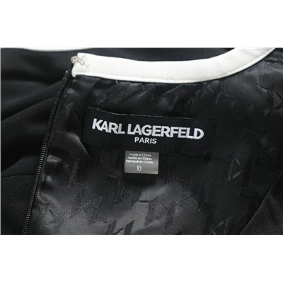 Эластичный драпированный комбинезон с широкими брюками  KARL LAGERFEL*D ОРИГИНАЛ!