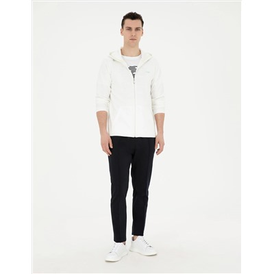 Navy Blue Slim Fit Trade Close Six