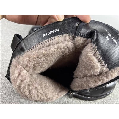 Женские кожаные ботинки на меху Audien*z  👞  Экспорт