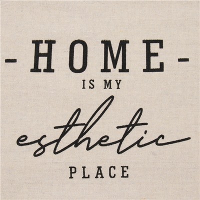 Фартук Этель "HOME", цвет бежевый, 60х75 см, 50%хл, 50%лен