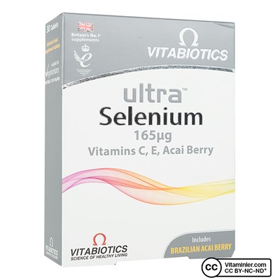 Vitabiotics Ultra Selenium 30 таблеток