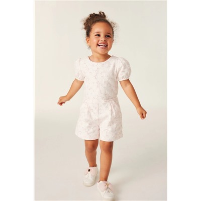 Baker by Ted Baker Pink Broderie Playsuit