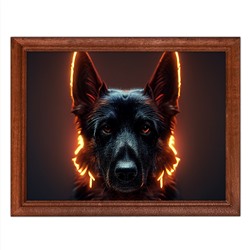 POSG-0257 Постер в рамке 23x17см Собака