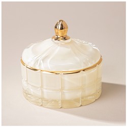 СВЕЧА АРОМАТИЧЕСКАЯ "LOVELY" IVORY 10,5Х10,2Х10 СМ