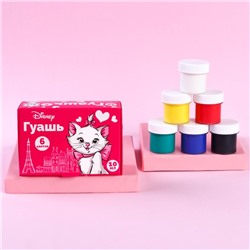 Гуашь 6 цветов по 10 мл, «Коты-аристократы»