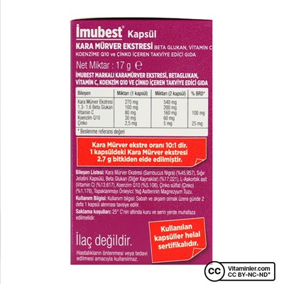Imubest Черная бузина 30 капсул