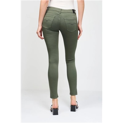 Pantalón skinny fit Luz - Caqui