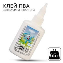УЦЕНКА Клей ПВА 65 г, «Смешарики»