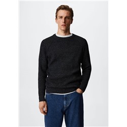 Jersey jaspeado algodón -  Hombre | MANGO OUTLET España