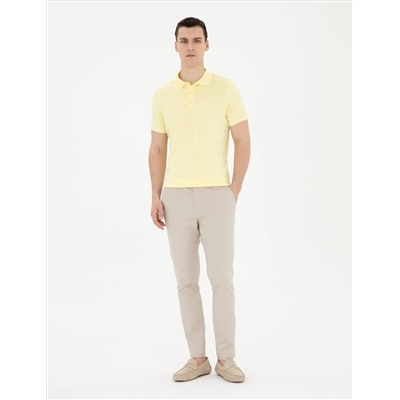 Желтая кнопка подсадка Polo Yaka Triko T -For