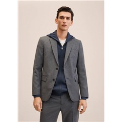 Americana traje slim fit lana virgen -  Hombre | MANGO OUTLET España